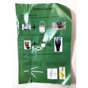 Coffee Enema Bucket Kit Stainless Steel 2 Quart Capacity for Cleansing Enemas vn